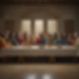 Artistic depiction of the Last Supper