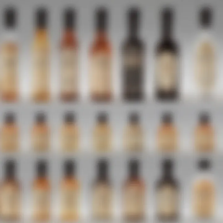 A visually appealing infographic illustrating the distinctions between vanilla extract types