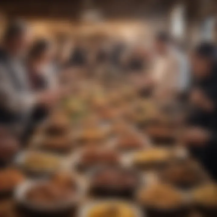 A community gathering during Lent