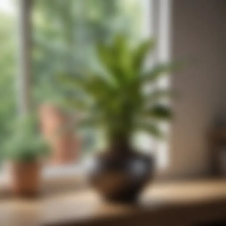 A serene indoor plant enhancing the ambiance of a new home