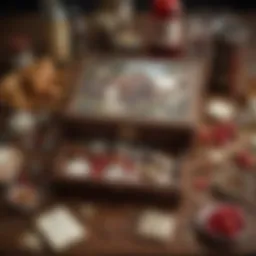 A beautifully crafted memory box filled with cherished mementos