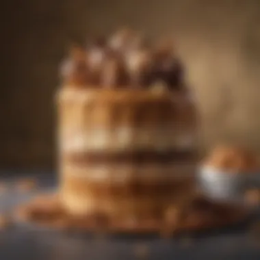 Creative Variations of Twix Ice Cream Cake An assortment of Twix ice cream cake variations on display, demonstrating creativity in dessert-making.