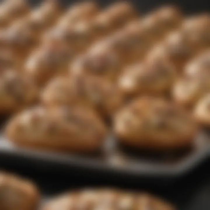 Close-up of USA Pan baking sheet with baked goods