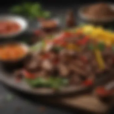 Sauces and Seasonings for Depth of Flavor Selection of sauces and seasonings for beef stir fry