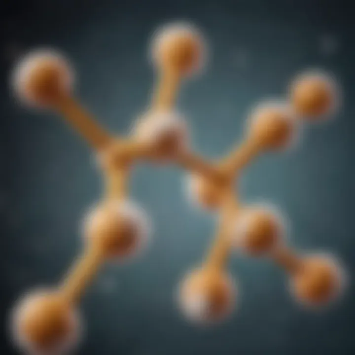 Chemical structure of borax showcasing its molecular components