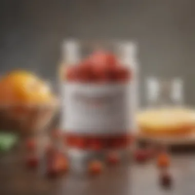 Integrating Supplements for Digestive Comfort A tranquil setting with a glass of water and supplements