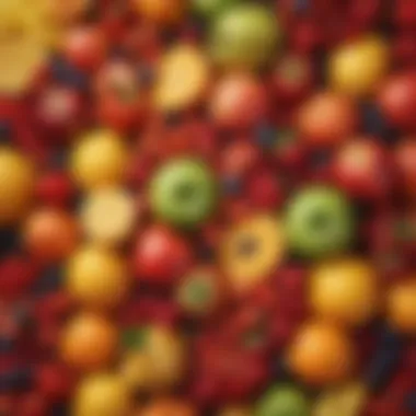 Fruits Packed with Vital Nutrients Colorful fruits that provide essential nutrients