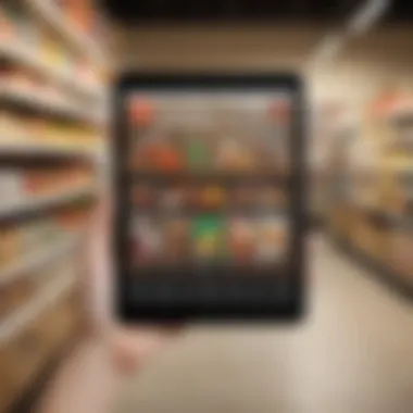 Digital interface for grocery ordering