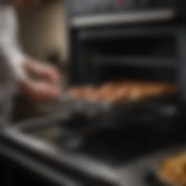 Misen Oven Steel at Work: A Culinary Experience Misen oven steel in action with a dish being prepared
