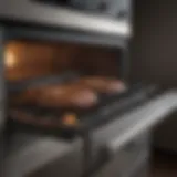 Detailed view of Misen oven steel showcasing its texture and shine
