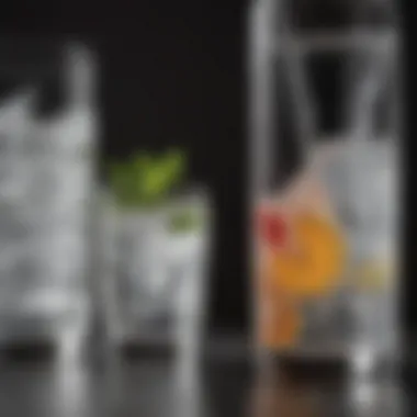 Exploring Varieties of Soda Water Different types of soda water displayed elegantly