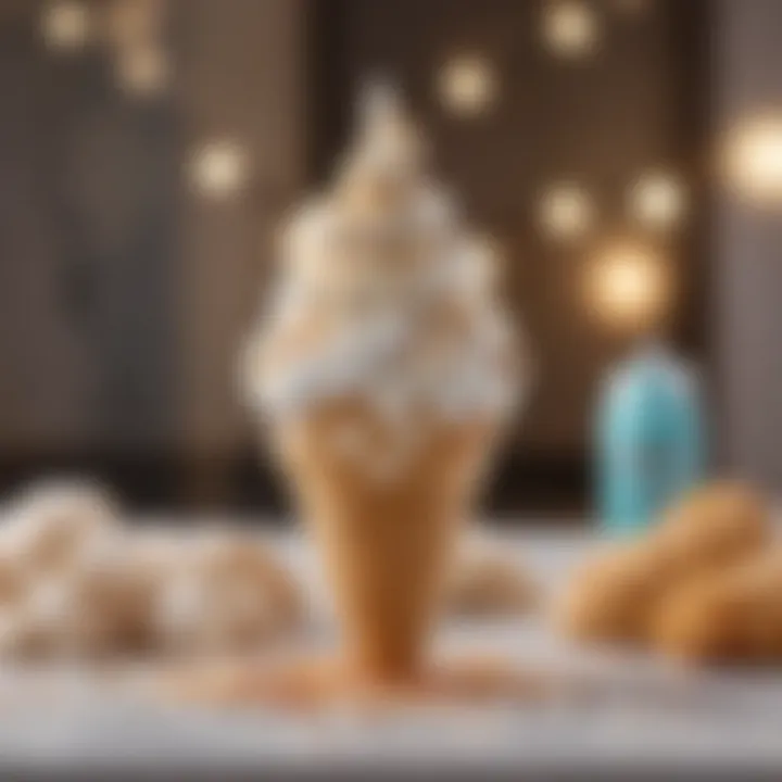 Cultural significance of soft serve in a festive setting