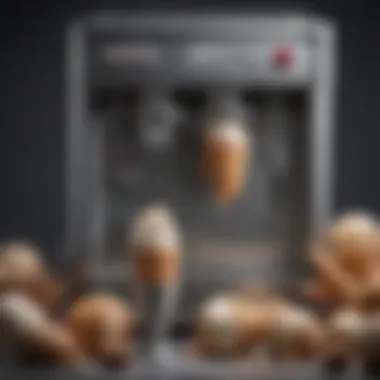 Maintenance tools and kit for soft ice cream machines