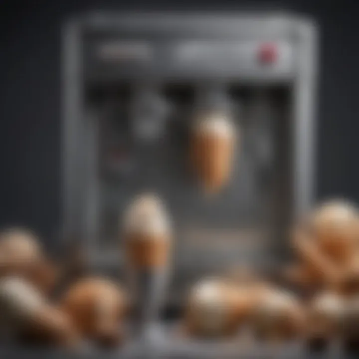 Maintenance tools and kit for soft ice cream machines