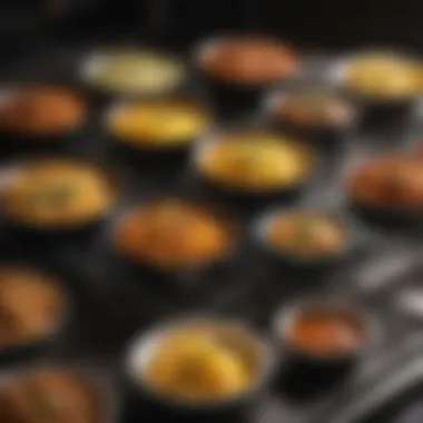 Diverse Dishes Made Possible with Cooking Rack Variety of dishes prepared using an air fryer cooking rack.