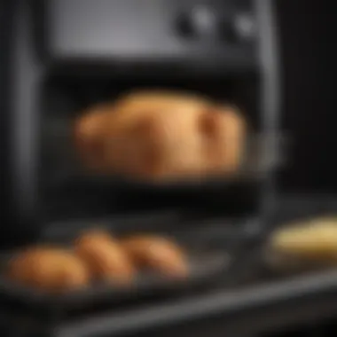 Versatile Design of Air Fryer Cooking Rack Close-up of a versatile air fryer cooking rack in use.