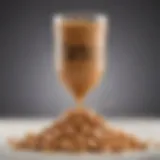 Nutritional analysis of peanut butter showcasing essential nutrients
