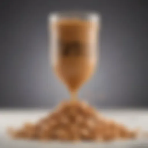 Nutritional analysis of peanut butter showcasing essential nutrients