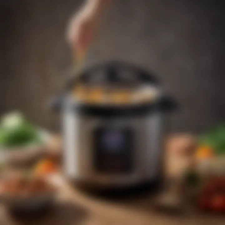 Different cooking modes of Instant Pot displayed
