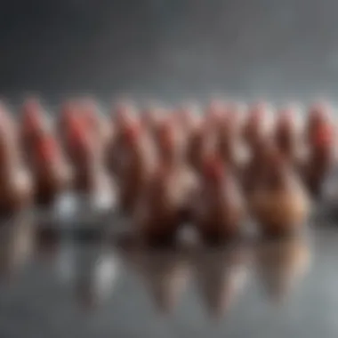 Glistening Hershey Kisses An artistic arrangement of Hershey Kisses showcasing their glossy, rich chocolate exterior