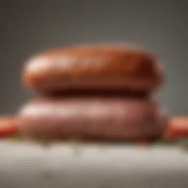 Comparison of turkey sausage with other meats