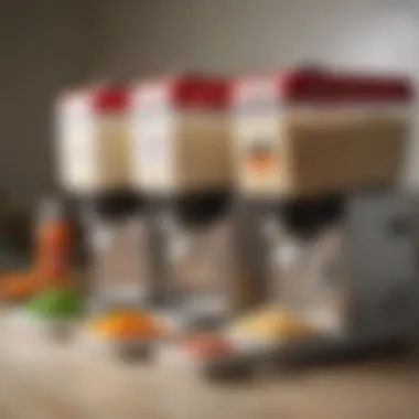 Manual vs Automated Rice Dispensers Comparison of manual and automated rice dispensers