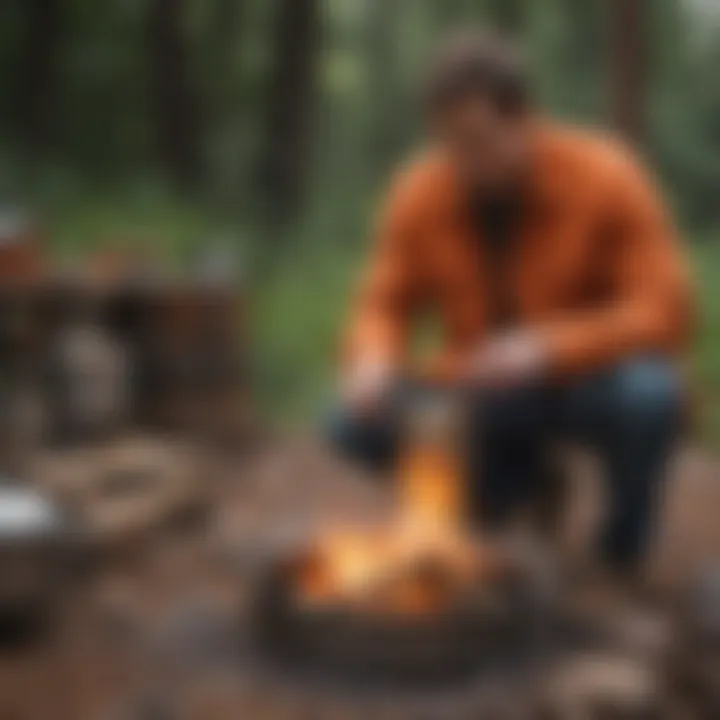 Safety measures being implemented while using the Solo Stove