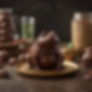 Whimsical Vegan Chocolate Frogs Delicious vegan chocolate frogs, beautifully presented with whimsical packaging