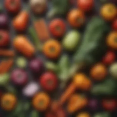 The Role of Vegetables in Vegan Cooking A colorful selection of vegetables