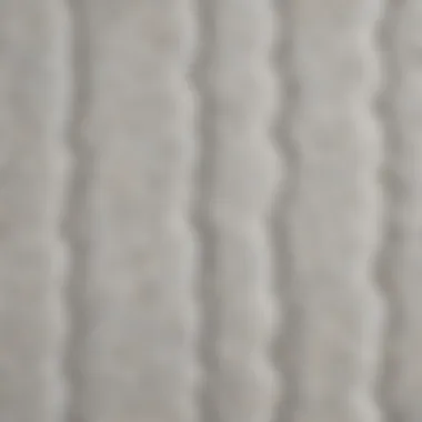Close-up view of the texture and material of a washable bathtub mat