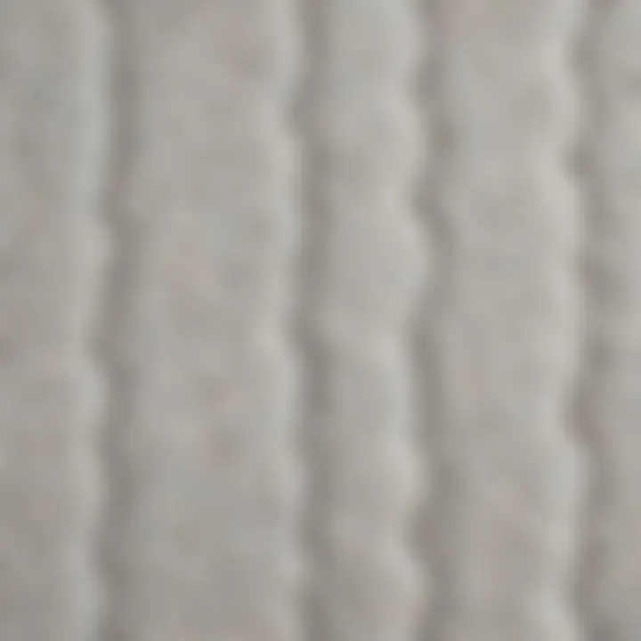 Close-up view of the texture and material of a washable bathtub mat