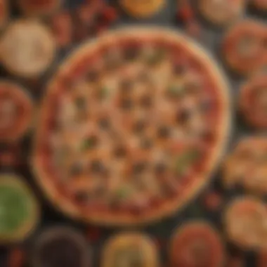 Diverse Toppings for Every Taste at We The Pizza A close-up of diverse toppings that cater to various dietary preferences