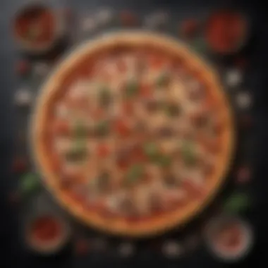 Unique Pizza Creations at We The Pizza A vibrant pizza topped with fresh ingredients showcasing We The Pizza's unique style