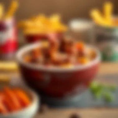 Hearty Bowl of Wendy's Chili A bowl of Wendy's chili, showcasing the hearty ingredients within.